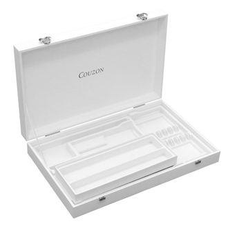 Bloomingdale's Estuche de madera 50 piezas Madera Blanco