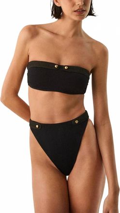 Vix Lian Hot Pants Bikini Bottom In Black