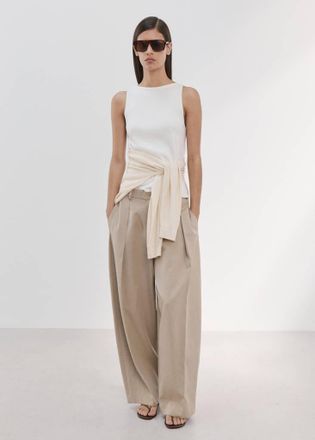 Mango Top maglia sottile grezzo - Donna - XXS - MANGO