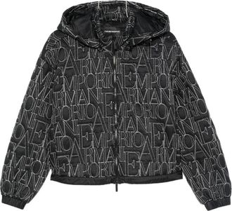 Emporio Armani Allover Logo Nylon Blouson Jacket