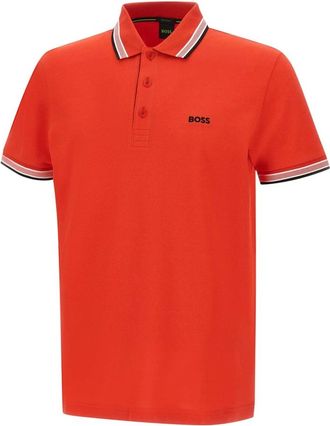 HUGO BOSS Hombre, Camisetas, Rojo, Talla: L