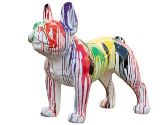Schubiger M&ouml;bel Skulptur Bunte Bulldogge Xxl