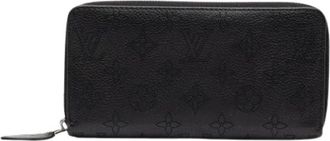 Louis Vuitton Pre-owned Long Wallet - Dames - Vintage Accessoires - Zwart - ONE Size - Leer - Vintage