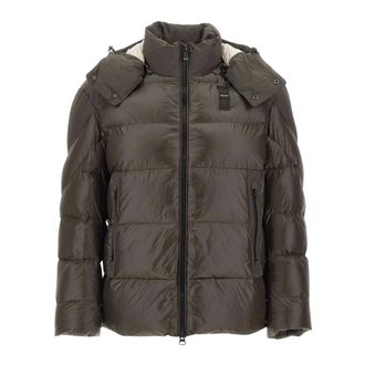 Blauer Heren, Jassen, Groen, Maat: XL Nylon