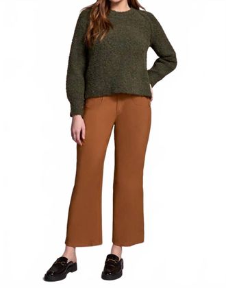 Tribal Long Sleeve Crew Neck Sweater In Ivy