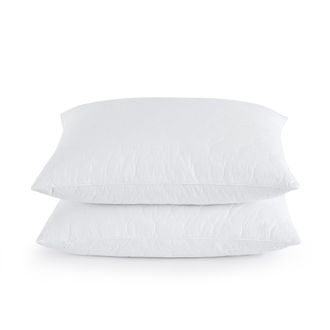 Puredown Peace Nest Set of 2 Grey Goose Down Feather Pillows