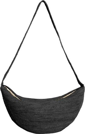 Ibeliv Luna Croissant Schoudertas - Dames - Schoudertassen - Zwart - ONE Size - Tassen