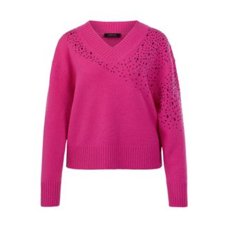 Marc Cain Sweatshirts & Hoodies - Dames - Truien - Roze - Maat: 2XL