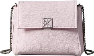 Calvin Klein Pebble Grain Crossbody Bag - Dames - Schoudertassen - Roze - ONE Size - Leer - Tassen