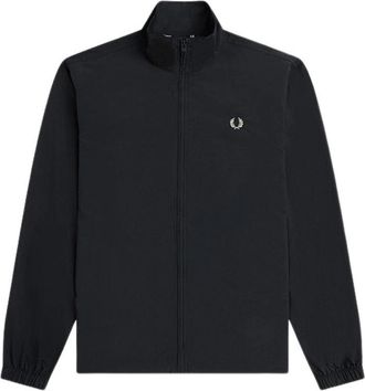 Fred Perry Nightlife Track Jacket - Heren - Zomerjassen - Zwart - M - Nylon - Jassen