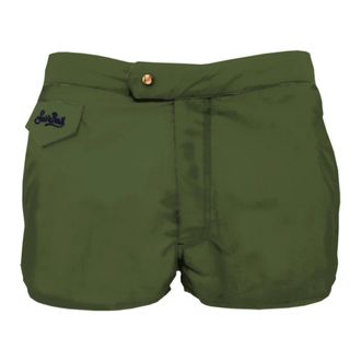 MC2 Saint Barth Beachwear, male, Green, Size: S Green Sea Clothing Harrys Style