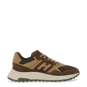 Hogan Sneakers, male, Brown, Size: 7 1/2 US Brown Sneakers Hyperlight Stylish Shoes