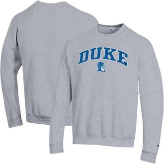 Champion Mens Champion Heather Gray Duke Blue Devils Arch Over Logo Pullover Sweatshirt at Nordstrom, Size X-Large