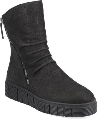 Rieker Zwarte zwarte laarsjes - Dames - Enkellaarsjes - Zwart - 37 EU - Su&egrave;de - Schoenen
