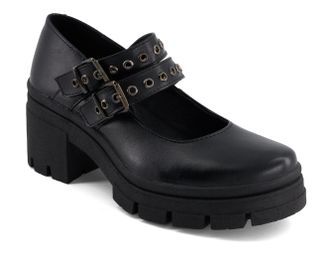 Andrea Womens Heeled Double Strap Mary Janes 90816