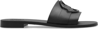 Moncler Rubber Slippers - Dames - Sandalen - Zwart - 36 EU - Schoenen