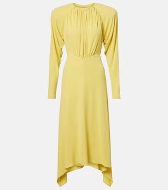 Stella McCartney Draped jersey midi dress
