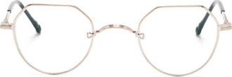 Matsuda Occhiali con montatura geometrica - Oro