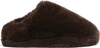 Apparis Misha Faux Fur Slipper in Espresso at Nordstrom, Size 10