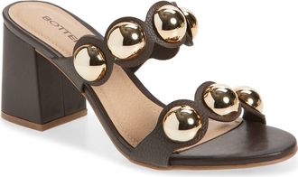 Bottero Botingrid Slide Sandal in Marrom at Nordstrom, Size 10