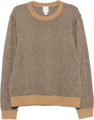Calvin Klein Micro-patterned Crew-neck Sweater