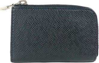Louis Vuitton Pre-owned Coin Case - unisex - Vintage Accessoires - Zwart - ONE Size - Leer - Vintage