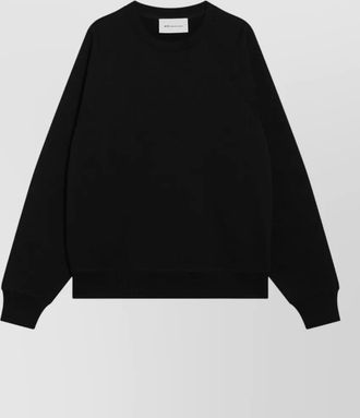 Ami crewneck sweater raglan sleeves ribbed finish