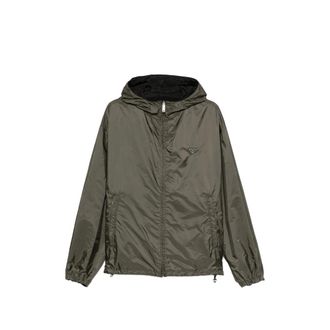 Prada Logo Hooded Jacket
