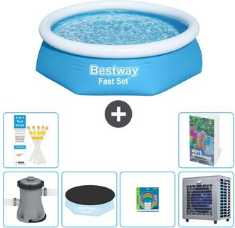 Bestway Piscina Bestway Fast Set Redonda - 244x61 Cm - 7-piezas S338