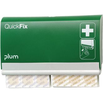 Plum Dispensador De Tiritas Quickfix El&aacute;stico Y Resistente Al Agua B230xh135xt32ca.mm Verde