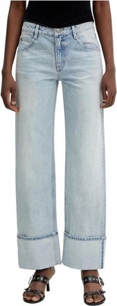 Miss Sixty High Waist Straight Jeans - Dames - Regular Fit Jeans - Blauw - W26 L32 - Katoen - Jeans