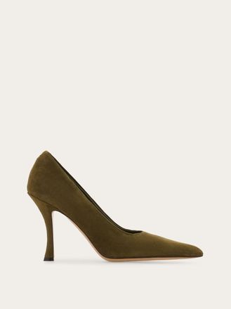 Ferragamo Women Pump shoe Green Size 10.5