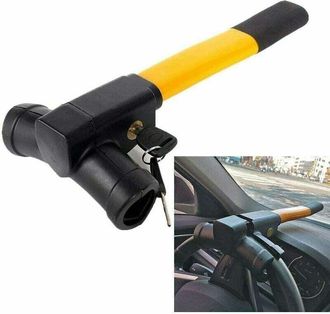 OEM Bloqueo De Volante Antirrobo Para Autom&oacute;vil Bloqueo De Volante Retr&aacute;ctil Universal De Seguridad Antirrobo Con Barra En T