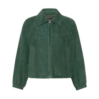 Max Mara Zuppa Jacket - Dames - Jassen - Groen - Maat: 2XS Zijde