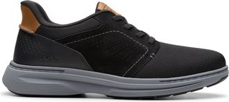 Clarks Mens Heritage Casual Oxford, Black Leather, 7