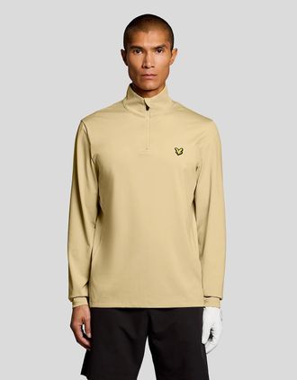 Lyle & Scott Lyle And Scott Mens Performance 1/4 Zip Midlayer - Size: 44/Regular