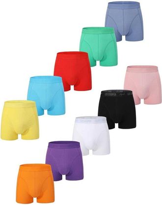 Lee Cooper Boxershorts voor heren (set van 10) (Brights)