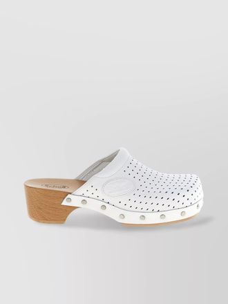 Balenciaga leather clog mules