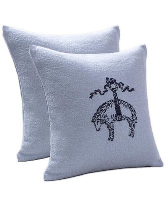 Brooks Brothers Signature Logo Decorative Pillow