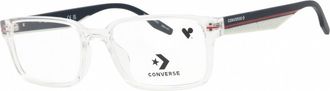 Converse Mens Transparent Rectangular Eyeglass Frames CV5009