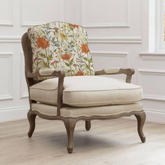Voyage Maison Delamere Printed Florence Chair in Light Brown