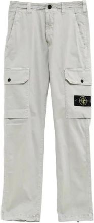 Stone Island Pantalone Regular - Heren - Straight fit broeken - Grijs - W34 - Katoen - Broeken