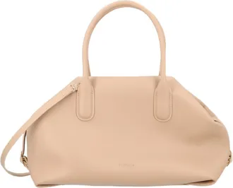Themoir&egrave; Medium Structured Handbag With Rounded Handles And Detachable Strap