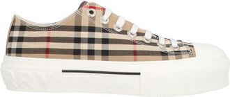 Burberry Beige Checks Jack Sneakers