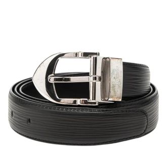 Louis Vuitton Pre-owned Belts, female, Black, Size: ONE SIZE Pre-owned Epi Leather Belt