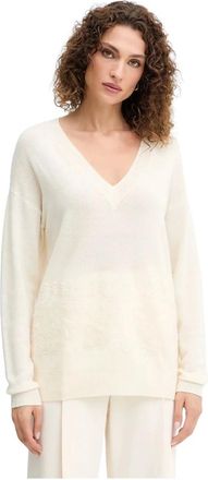 Ermanno Scervino Dames, Truien, Beige, Maat: S Wol