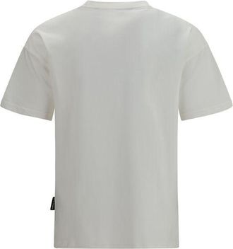 Palm Angels Mens White Cotton T-Shirt