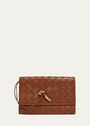Bottega Veneta Andiamo Leather Pouch Bag