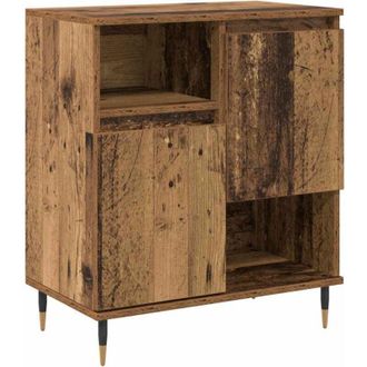 vidaXL Vidaxl - Vitrina Madera vieja 60 x 35 x 70 cm Madera contrachapada