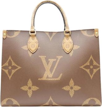 Louis Vuitton Pre-owned Monogram Reverse Shoulder Bag - Dames - Vintage Shopper - Bruin - ONE Size - Vintage